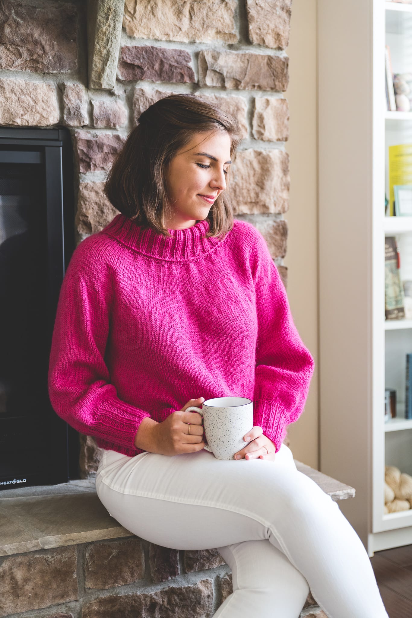 Pink hotsell holiday sweater